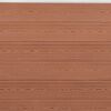 vidaXL Ensemble de panneaux de cl&ocirc;ture marron 699x186 cm WPC