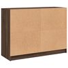 vidaXL Buffet ch&ecirc;ne marron 102x37x75,5 cm bois d'ing&eacute;nierie
