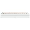 vidaXL Cadre de lit avec tiroirs sans matelas blanc 90x190 cm
