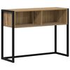 vidaXL Table d'appoint avec stockage Ch&ecirc;ne artisan 100 x 36 x 75 cm