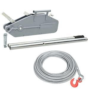 vidaXL Treuil de levage &agrave; c&acirc;ble 1600 kg