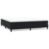 vidaXL Sommier &agrave; lattes de lit sans matelas noir 200x220 cm velours