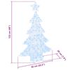 vidaXL Sapin de No&euml;l avec 100 LED Blanc froid 122 cm Acrylique