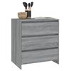 vidaXL Buffet Sonoma gris 70x41x75 cm Bois d'ing&eacute;nierie