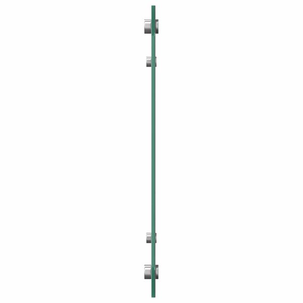 vidaXL Protection de cuisine Gris clair 90 x 40 cm verre tremp&eacute;