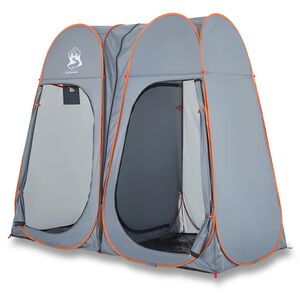 vidaXL Tente d'intimit&eacute; gris et orange escamotable imperm&eacute;able