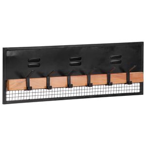 VidaXL Porte-manteaux mural 90x11x30 cm bois massif de manguier