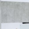 vidaXL Armoire suspendue Gris b&eacute;ton 80 x 31 x 100 cm Bois d'ing&eacute;nierie