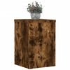 vidaXL Supports pour plantes 2 pcs ch&ecirc;ne fum&eacute; bois d'ing&eacute;nierie