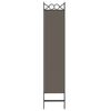 vidaXL Cloison de s&eacute;paration 5 panneaux Anthracite 200x220 cm Tissu