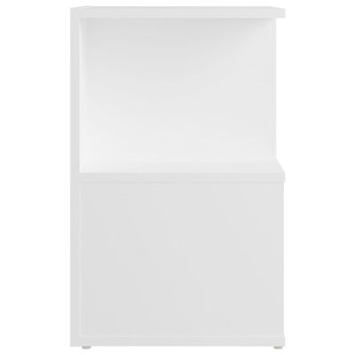 vidaXL Table de chevet blanc 35x35x55 cm bois ingénierie