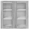 vidaXL Armoire suspendue Gris Sonoma 80 x 31 x 80 cm Bois d'ing&eacute;nierie