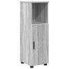vidaXL Ensemble de mobilier de salle de bain 5 pcs Gris Sonoma