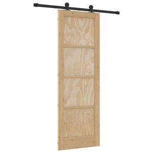 vidaXL Porte coulissante ORKDAL 73,5 x 211 cm Bois de pin massif