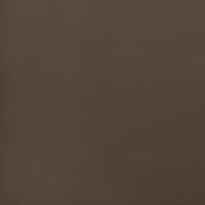 vidaXL Cadre de lit Marron 140x200 cm Similicuir