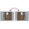 vidaXL Ensemble de meubles TV 5 pcs Sonoma gris Bois d'ing&eacute;nierie