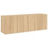 vidaXL Meubles TV muraux 2 pcs ch&ecirc;ne sonoma 60x30x41 cm