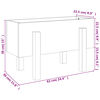 vidaXL Jardinière blanc 62x30x38 cm bois massif de pin