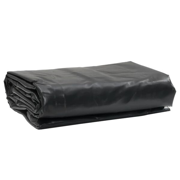 vidaXL B&acirc;che noir 1,5x2 m 650 g/m&sup2;