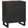 vidaXL Cabinet de chevet Noyer 50 x 33 x 60 cm Bois d'acacia massif