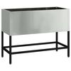 vidaXL Bac de jardin sur&eacute;lev&eacute; Argent 60 x 26 x 45 cm Acier galvanis&eacute;