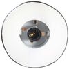 vidaXL Lampe murale Style industriel Noir Rond E27