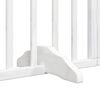 vidaXL Barri&egrave;re pour chien porte pliable 12 panneaux bois de peuplier
