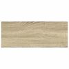 vidaXL &Eacute;tag&egrave;res flottantes 2 pcs ch&ecirc;ne et blanc 60x23,5x3,8 cm MDF