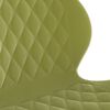 vidaXL Chaises pivotantes &agrave; manger lot de 4 vert clair velours