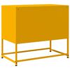 vidaXL Meuble TV jaune moutarde 68,5x39x60,5 cm acier