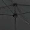 vidaXL Parasol de plage anthracite 200x125 cm
