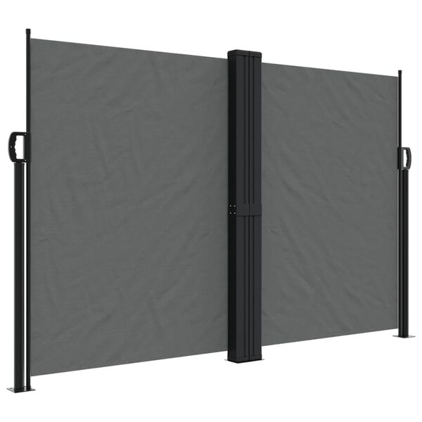 vidaXL Auvent lat&eacute;ral r&eacute;tractable anthracite 160x1000 cm