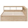 vidaXL Lit biblioth&egrave;que sans matelas 140x200 cm bois massif de pin