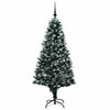 vidaXL Sapin de No&euml;l artificiel Vert 180 cm PVC, Acier et Plastique