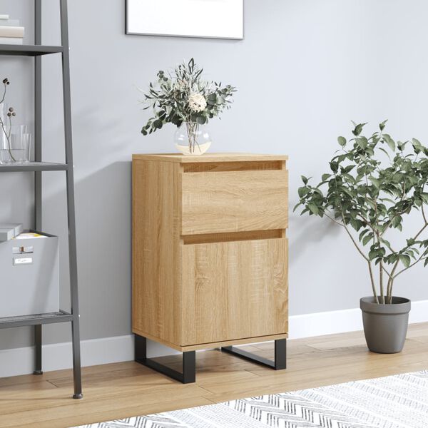 vidaXL Buffet ch&ecirc;ne sonoma 40x35x70 cm bois d'ing&eacute;nierie