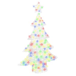 vidaXL Sapin de No&euml;l 100 LED Multicolore 120 cm Acrylique