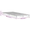 vidaXL Lit de palette sans matelas 90x200 cm bois de pin massif