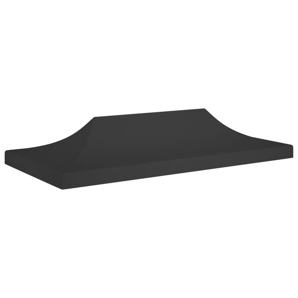vidaXL Toit de tente de r&eacute;ception 6x3 m Noir 270 g/m&sup2;