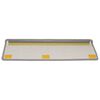 vidaXL Tapis d'escalier 15 pi&egrave;ces 65 x 21 x 4 cm Gris clair Bord rectangulaire