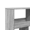vidaXL Biblioth&egrave;que sonoma gris 100x33x187,5 cm bois d'ing&eacute;nierie
