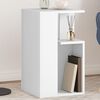 vidaXL Table d'appoint blanc 35x35x60 cm bois d&rsquo;ing&eacute;nierie