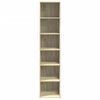 vidaXL Buffet haut ch&ecirc;ne sonoma 40x41x185 cm bois d'ing&eacute;nierie
