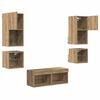 vidaXL Meubles TV muraux 8 pcs Ch&ecirc;ne artisanal Bois d'ing&eacute;nierie