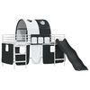 vidaXL Blanc et Noir 79,5 x 200 cm