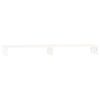 vidaXL Support de moniteur Blanc 100x27x10 cm Bois de pin solide