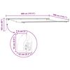 vidaXL Auvent Rétractable Multicolore 400 × 300 cm