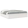 vidaXL Lit avec matelas blanc 200x200 cm bois massif de pin