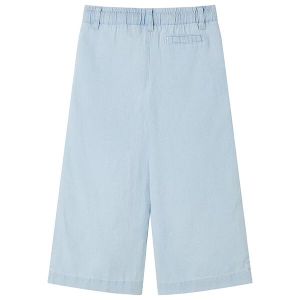 Pantalons pour enfants bleu denim doux 104
