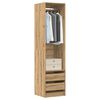 vidaXL Garde-robe ch&ecirc;ne artisanal 50x50x200 cm bois d'ing&eacute;nierie