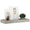 vidaXL &Eacute;tag&egrave;res murales Loggia 2 pcs Gris b&eacute;ton 40x15x4 cm MDF